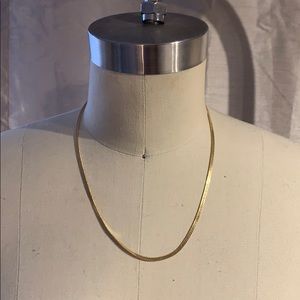 19 inch 18 karat gold plated chain